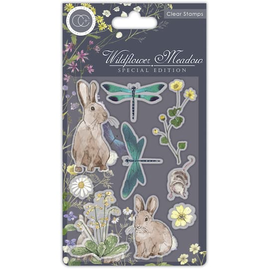 Craft Consortium Wildflower Meadow Special Edition Clear Stamp Set